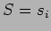 $S = {s_i}$