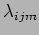 $ \lambda_{ijm} $