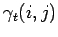 $ \gamma_{t}(i,j) $