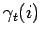$ \gamma_{t}(i) $