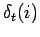 $ \delta_{t}(i) $