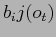 $ b_ij(o_t) $