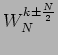 $\displaystyle W_{N}^{k \pm \frac{N}{2}}$