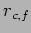 $r_{c,f}$