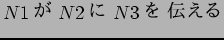 $N1$B$,(B N2$B$K(B N3$B$r(B $BEA$($k(B$