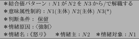 \begin{figure}\centering
\begin{tabular}{l} \hline
$B!v7k9g2A%Q%?!<%s!'(B$N$1$B$,(B$N$2..
...$B~>n#%!(B$N$2\quad$B!#v>p=oBP>]!(BN$1\\
\hline
\end{tabular}\vspace{0mm}\end{figure}