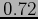 $0.72$