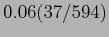 $0.06(37/594)$