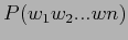 $P(w_{i})$