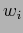 $w_{1},w_{2},...,w_{n}$