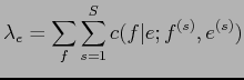 $\displaystyle t(f\vert e)$