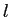 \(l\)