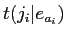 \(t(j_i\vert e_{a_i})\)