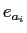 \(e_{a_i}\)