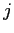 \(j\)