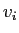 \(v_i\)