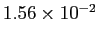 $ 1.56\times10^{-2}$
