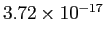 $ 3.72\times10^{-17}$