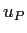 $u_{P}$
