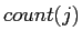 $count(j)$