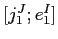 $ a^{J}_{1} := a_1 ... a_j ... a_J $