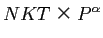 $\displaystyle NSR  P^\alpha$