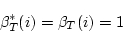 \begin{displaymath}
\beta^*_T(i) = \beta_T(i) = 1
\end{displaymath}