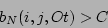 \begin{displaymath}\hspace{3.5cm} b_N(i,j,Ot) > C \end{displaymath}