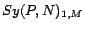 $Sy(P,N)_{1,M}$