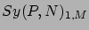 $Sy(P,N)_{1,M}$